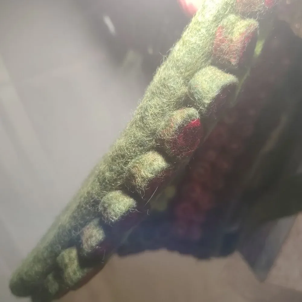 Colorful Felt Shoulder Bag Wool *Condition Issues